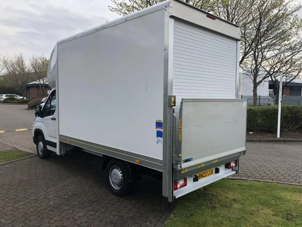 Box van prepared for a long-distance move from Blackburn